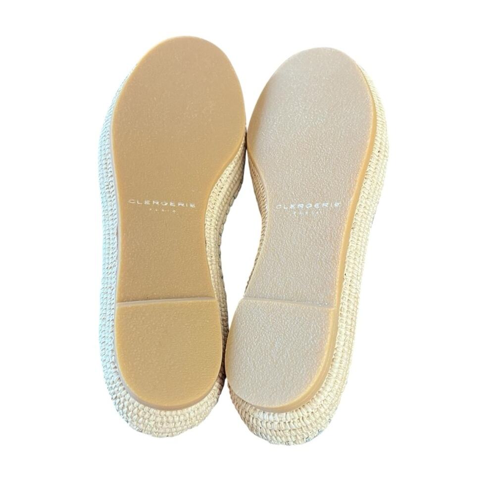 Clergerie Irmis Gold Leather Espadrille Flats Slip On NEW Size 8.5 - Picture 6 of 10